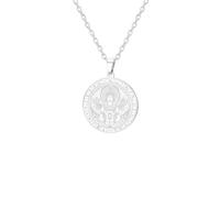 UNIFT Isis Goddess Necklace for Women Stainless Steel Ancient Egyptian Winged Isis Pendant Ankh Life Symbol Hieroglyphic Protection Amulet Jewelry Gift