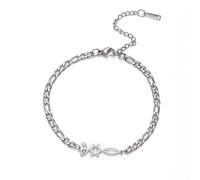 UNIFT Jewish Star of David Candlestick Bracelet for Women Stainless Steel Retro Israel Candlestick Star of David Bracelets Hanukkah Jewelry (silver 2)