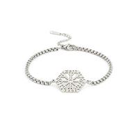 UNIFT Viking Rune Compass Bracelet for Women Men Stainless Steel Chic Fashion Viking Nordic 24 Alphabet Runes Disc Pendant Bracelet Amulet Jewelry Gift (silver)