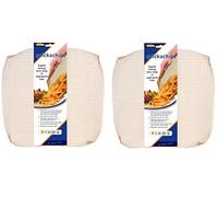unifun Quickachips 2 x Non Stick Oven Mesh Tray - Natural, 29 x 29 cm, Mesh Design for Even, Quick Cooking