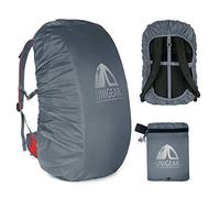 Unigear Anti-Rain Backpack Cover, 10-90L Waterproof Dustproof Durable Abrasion Resistant Protective Cover for Camping, Hiking, Travel, Cycling (Grey, S)