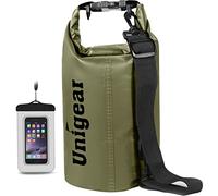 Unigear Dry Bag 2L/5L/10L/20L/30L/40L/55l Waterproof Dry Sack Roll Top with Phone Case and Long Adjustable Shoulder Strap for Boating/Kayaking/Fishing/Rafting/Swimming/Camping/Snowboarding