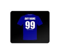 UNIGIFT Personalised Gift - Birmingham City Mouse Mat (Football Club Design Theme, Colour Options) - Any Name/Message on Your Unique Pad MouseMat MousePad - The Blues