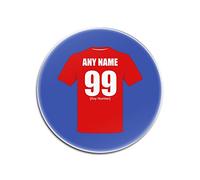 UNIGIFT Personalised Gift - Charlton Athletic Glass Round Coasters (Football Club Design Theme, Colour Options) - Any Name/Message on Your Unique Mat Pad - The Addicks Red Robins Valiants Army
