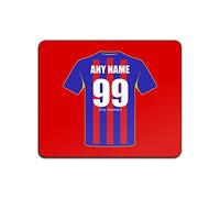UNIGIFT Personalised Gift - Crystal Palace Mouse Mat (Football Club Design Theme, Colour Options) - Any Name/Message on Your Unique Pad MouseMat MousePad - The Eagles Glaziers
