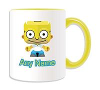 UNIGIFT Personalised Gift - Dad Mug (Simpsons Family Design Theme, Colour Options) - Any Name/Message on Your Unique Mug - Homer
