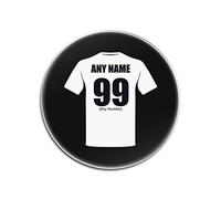 UNIGIFT Personalised Gift - Derby County Round Gloss Hardboard Coaster (Football Club Design Theme, Colour Options) - Any Name/Message on Your Unique Mat Pad - The Rams