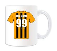 UNIGIFT Personalised Gift - Hull City Mug (Football Design Theme, White) - Any Name/Message on Your Unique Mug - Club
