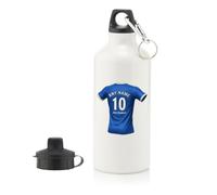 UNIGIFT Personalised Gift - Ipswich Fan 500 ml Water Bottle (Blue Football Jersey Design) Custom Name Message - Suffolk IP1 Club