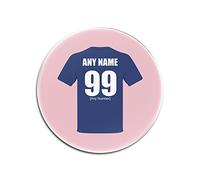 UNIGIFT Personalised Gift - Millwall Glass Round Coasters (Football Club Design Theme, Colour Options) - Any Name/Message on Your Unique Mat Pad - The Lions