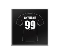 UNIGIFT Personalised Gift - Newcastle Falcons Square Glass Coaster (Rugby Union Design Theme, Colour Options) - Any Name/Message on Your Unique Mat Pad -