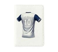 UNIGIFT Personalised Gift - North London White Passport Holder Cover (Football Club Design) Any Name Message Unique - Navy White