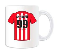 UNIGIFT Personalised Gift - Sunderland Mug (Football Design Theme, White) - Any Name/Message on Your Unique Mug - The Black Cats Club