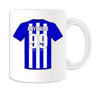 UNIGIFT Personalised Gift - Wednesday Mug (Football Design Theme, White) - Any Name/Message on Your Unique Mug - The Owls Sheffield Club