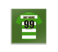 UNIGIFT Personalised Gift - Yeovil Town Square Glass Coaster (Football Club Design Theme, Colour Options) - Any Name/Message on Your Unique Mat Pad - The Glovers