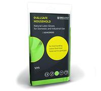 Unigloves Allsafe UGHG3005G Natural Latex Household Gloves, Green, Extra Large, Pack of 2