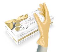 UNIGLOVES Fancy Gold Nitrile Disposable Gloves