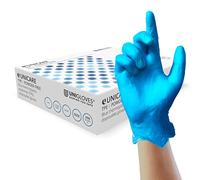UNIGLOVES unicare Disposable Gloves Blue TPE - Box of 200 - Size Extra Large (GS0235)