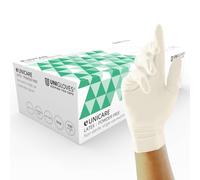 Unigloves Unicare Latex Powder Free Disposable Gloves Small- 100 Gloves