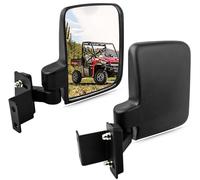 UNIGT Side View Mirrors Compatible with 2013-2023 Polaris Ranger 500 570 900 - Fits Pro-Fit Cab, Lock N Ride, Factory Cage Frame - NOT FOR ROUND ROLL BARS