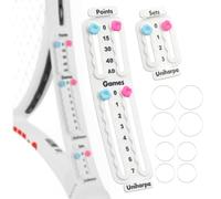 Uniharpa Portable Tennis Racket and Racquet Scorekeeper, Easy-to-Install Small Scoreboard to Record Scores, Matches and Sets, Lightweight Mini Scorekeeper