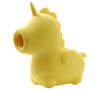 Unihorn Bean Blossom - Rechargeable Unicorn Clitoral Stimulator (Yellow)