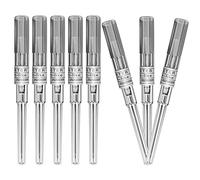 Unihuby 20pcs 16G(1.2mm) Catheter Piercing Needles, Silver, 0.01g