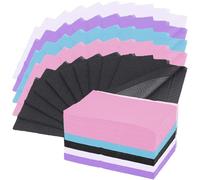 Unihuby 50pcs Dental Bibs Multicolor Nail Mats Tattoo Bib Disposable Bibs 13" x 18" in Table Covers Waterproof Bib Dental Napkins Tattoo Accessories