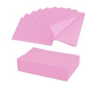 Unihuby 50pcs Dental Bibs Pink Nail Mats Tattoo Bib Disposable Bibs 13" x 18" in Table Covers Waterproof Bib Dental Napkins Tattoo Accessories Nail Art Supply