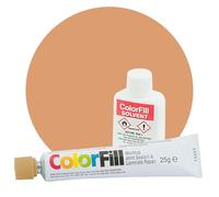 Unika ColorFill Beech (CF009) - Laminate Worktop Repair Kit, Joint Compound, Sealant & Filler | 25g Tube + Applicator + 20ml Solvent - Kitchen Worktop Scratch Repair