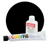 Unika ColorFill Diamond Black (CF30) - Laminate Worktop Repair Kit, Joint Compound, Sealant & Filler | 25g Tube + Applicator + 20ml Solvent - Kitchen Worktop Scratch Repair
