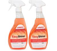 Unika EasyShine Wood & Laminate Floor Cleaner 500ml - Ready to Use Spray Cleaner for Varnished Wood & Laminate Floors, No Polish Build Up, Dries to a Sparkling Shine (Pack of 2)