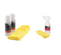 Unika Gloss Surface Cleaner and Microfibre Cloth - Twinpack & Non-Aerosol Gloss Surface Cleaner and Microfibre Cloth 250ml Multicolour