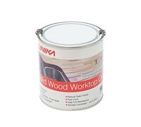 Unika Solid Wood Worktop Oil - Fast Cure & Stain Resistant Wood Treatment - Water Resistant Wood Oil for Kitchen Worktops, Wooden Surfaces & Indoor Use - Supplied in the UK - 1L