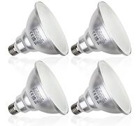 Unikcst 4X 18W PAR38 E27 LED Floodlight Bulbs Reflector Light 3000K | 2000lm ES Cap, 120° Beam Angle, Replace 180W Halogen, Warm White