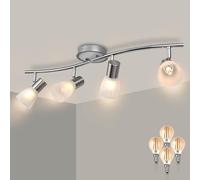 Unikcst LED Ceiling Lights Rotatable 4 Way E14 Spotlights Fittings 240V