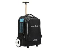 UNIKER 15.6 Inch Silent Stair-Climbing Rolling Laptop Bag, 40L Large Capacity Wheeled Bag for School Work Commute Travel,T5- Space