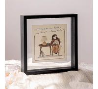 Unikicool Double Sided Transparent Photo Frame,Floating Frame,Square Frames,Double Glass Picture Frame Display Photo,Sturdy And Scratch Resistant,As A Gift For Birthdays,Weddings,Anniversaries