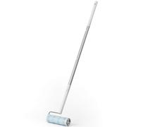UNIKON 802 Lint Roller Sticky Roller Pet Hair Roller Long Handle Sticky Mop With 4-Foot Extendable Handle 30 Sheets Roller