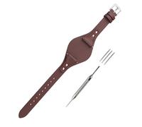 unilabo Leather Watch Band Compatible for Fossil 18 mm ES3615 ES3616 ES3625 ES3748 ES3768 Strap Replacement for men and women wirst watchband (Brown)