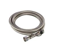Unilateral Articulated Elbow 304 Stainless Steel Braided Hose Water Heater Toilet Angle Valve Faucet Hot Cold Water Inlet Pipe(Length 1.2m)