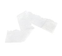 Unilateral Wave Pattern White Nylon Lace Ribbon, Decorative Lace Trim, 8.5cm Wide Soft Skin Friendly Ribbon for Gift Wrapping, Floral Designs, Sewing and Crafts, Includes 10 Yards