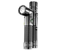 Unilite FR-1200 Right Angle Flashlight - 1200 Lumen LED, 90° Rotating Head, USB-C Rechargeable, Magnetic Base, IP65 Water & Dust Resistant, Impact Resistant, Pocket Clip Included