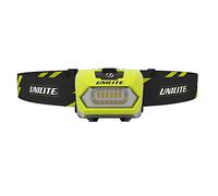 Unilite PS-HDL6R USB Rechargeable Dual Power Helmet Mountable LED Head Torch | 350 Lumen | Micro USB Charging Cable Included | 3 to 59 Hours Run Time
