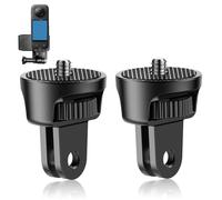 unillea 2Pcs 360° Adjustable Camera Mount Adapter, 1/4 Tripod Adapter Compatible with GoPro, Xiaomi, SJ4000, and Action Cameras, Perfect for Outdoor Adventures, Vlogging, and Capturing Action Shots