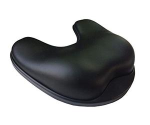 Unilux 400110158 Rotating Wrist Rest Rolling Gaming Mouse Pad Memory Foam Wrist Support Ergonomic Hand Mat for Comfortable Working on the Computer Black