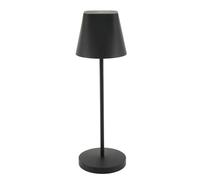 Unilux AVA Dimmable Mood Lamp, Rechargeable Indoor & Outdoor LED Light, Touch Control, IP44 Water-Resistant, Weighted Non-Slip Base, Black