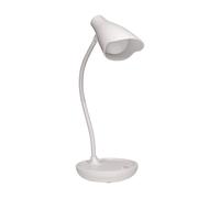 Unilux Desk Lamp for Home Office Working, White, USB Charging