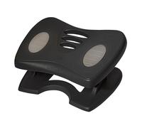 Unilux Nymphea Ergonomic Footrest, Adjustable Height and Adjustable Tilt, Black