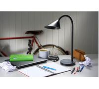 Unilux Sol Flexible LED Desk Lamp 4 Watt Black 400086979